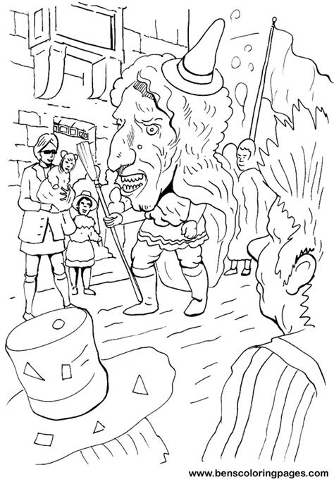 carnival coloring pages