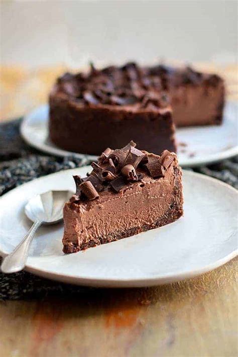 cheesecake al cioccolato fredda e senza cottura ricetta facile e veloce