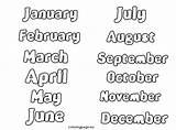 Months Year Coloring Pages Printable Mouth Print Month Kids Search Outline Google School Cute Reddit Email Twitter Copia Coloringpage Eu sketch template