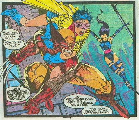 Wolverine And Jubilee X Men Psylocke