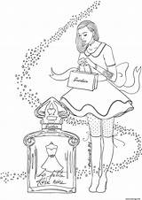 Adulte Noire Mademoiselle Stef Colorier Years Parfums Guerlain Livres sketch template