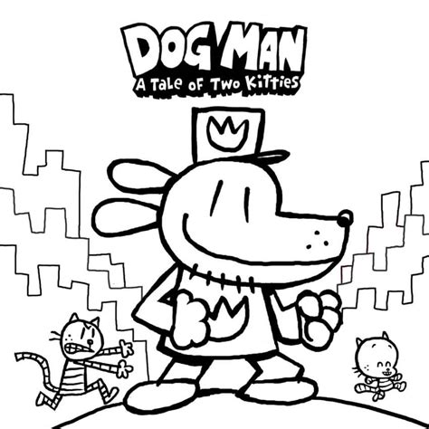 aawesome dog man coloring page  printable coloring pages  kids