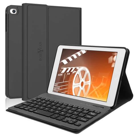 ipad mini  keyboard case boriyuan folio pu amazoncouk electronics