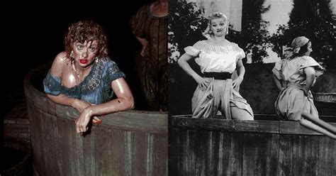 11 rare color photos from the set of i love lucy