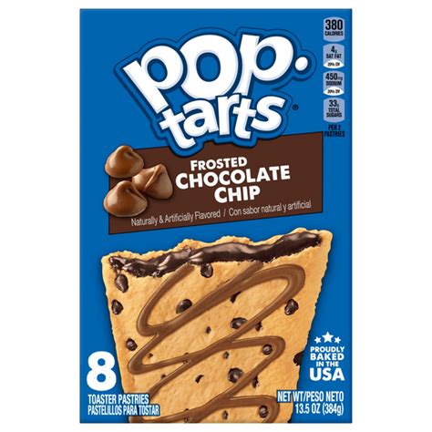 save on pop tarts toaster pastries frosted chocolate chip 8 ct order