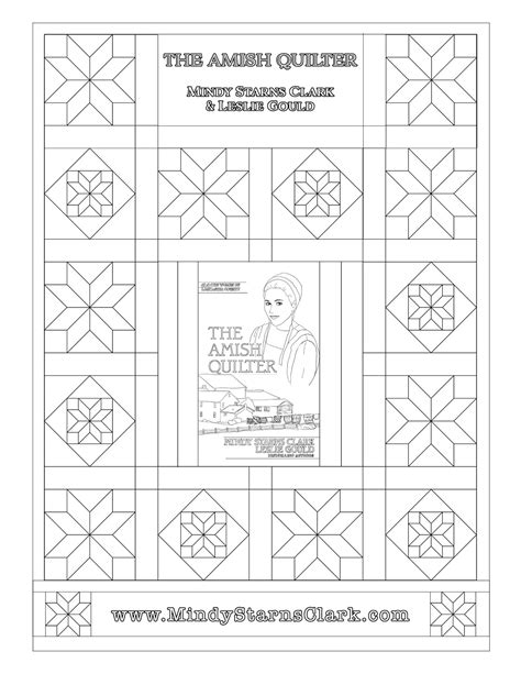 mindy starns clark  downloadable coloring pages   amish quilter