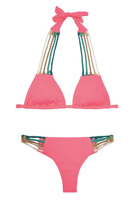 despi pink strappy string bikini tutti frutti