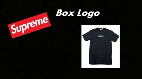 black  black supreme box logo youtube