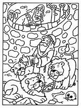Daniel Den Lions Bible Coloring Preschool Craft Crafts Kids Escuela Leones Los Manualidades Para Sunday School Lion Kleurplaten Dominical Lessons sketch template