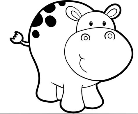 hippo coloring pages