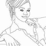 Rihanna Hellokids Corte Corto Cheveux sketch template