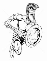 Sparta Spartan Coloringpagesfortoddlers sketch template
