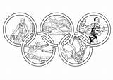 Olympiques Olympics Disegni Colorare Olimpiadi Deporte Coloriages Anneaux Bambini Adultos Adulte Adulti Justcolor Gethighit sketch template