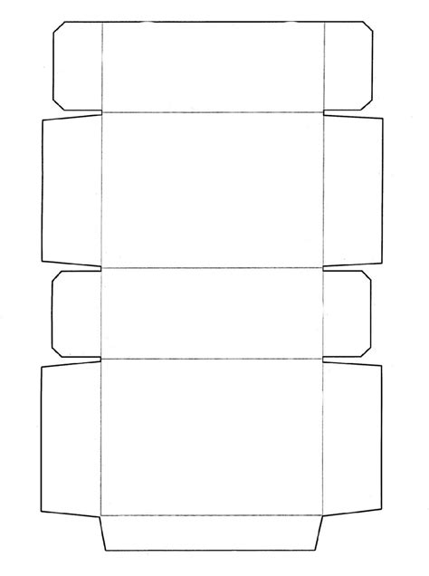 folding box template