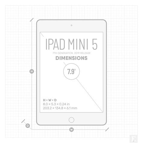 apple ipad dimensions  complete list