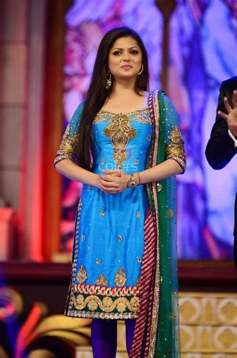 hindi tv serial actress drashti dhami hot in blue salwar