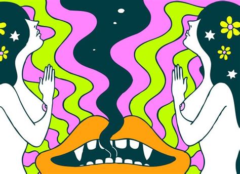 oliver hibert psychedelic japanese pop artists debut art fond d