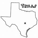 Texas Coloring State Outline Pages Printable Drawing Print Color Sheet Book Flag Getdrawings Getcolorings sketch template
