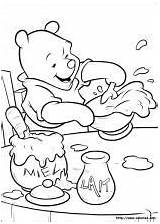 Winnie Pooh Ourson Coloriage sketch template