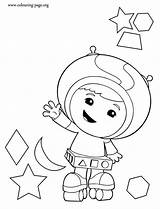 Umizoomi Geo Coloring4free Colorare sketch template