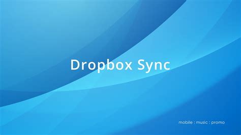 dropbox sync youtube
