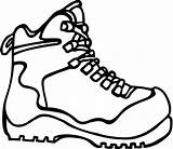 Hiking Boot Drawing Safety Boots Shoe Family Trail Ice Age Getdrawings Tags sketch template