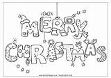 Coloring Christmas Merry Pages Colouring Printable Color Kids Sheets Coloriage Print Disney Noel Colour Adults Xmas Card Imprimer Fun Cards sketch template