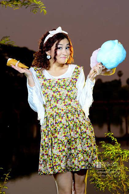 Wut Hmone Shwe Yee Lovely Girl With Cotton Candy ~ Myanmar Models Hub