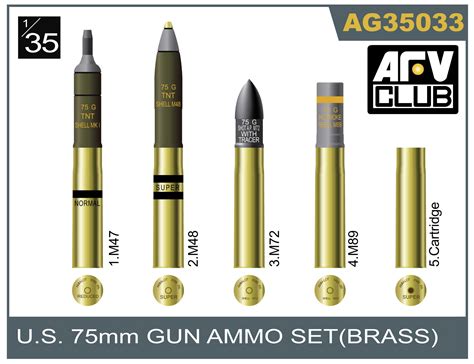 mm gun ammo set brass ac creation