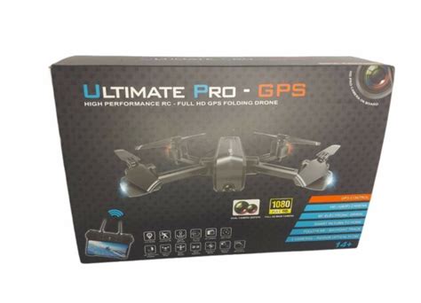 ultimate pro gps high performance folding full hd camera drone  sale  ebay