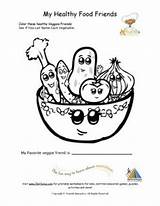 Coloring Pages Nutrition Kids Printable Healthy Food Sheet Children Month Foods Sheets Young Eating Health Fruit Color Habits Awareness Bowl sketch template