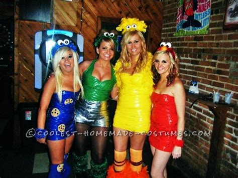 drop dead awesome sesame street gang costumes sesame street costumes group halloween costumes