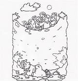 Joseph Coloring Pages Bible Into Sold Thrown Slavery Pit Crafts Well Kids Story His Dreams Preschool Clipart Activities Brothers Coat sketch template