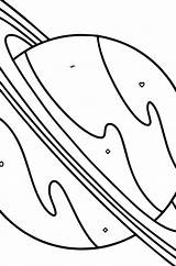 Saturn Ausmalbild sketch template
