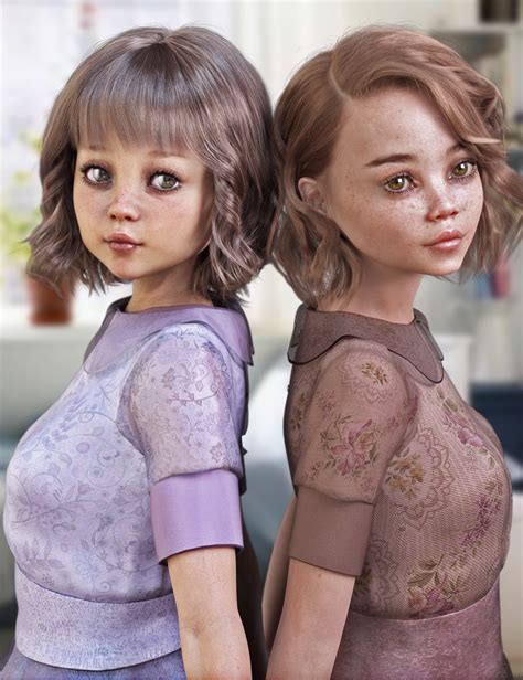 whimsical girls for genesis 8 female daz 3d