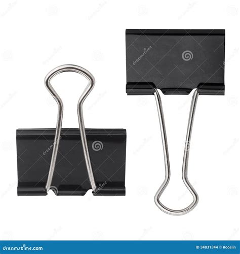 black paper clip stock images image