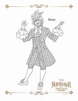 Coloring Nutcracker Realms Four Pages Shiver Sheets Activity Woods sketch template
