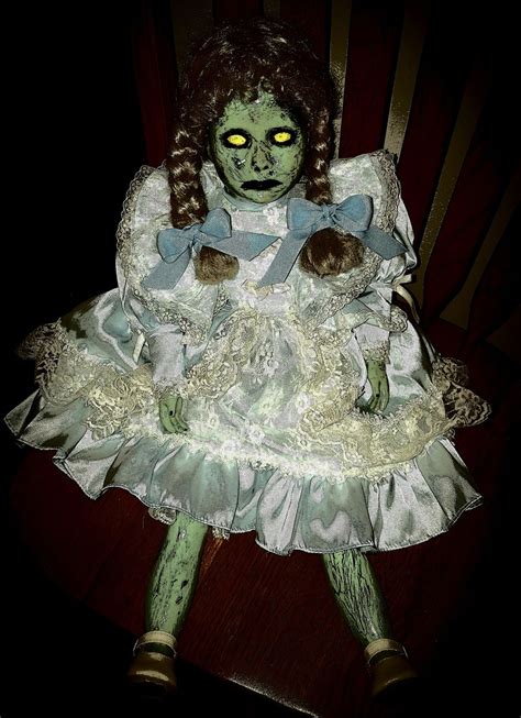 Regan Haunted Creepy Scary Horror Dolls Halloween Ooak