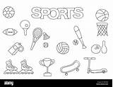 Doodle Disegno Tennis Giochi sketch template