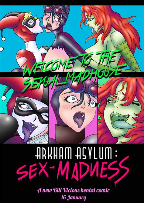 arkham sex madness teaser poster 2 by billvicious