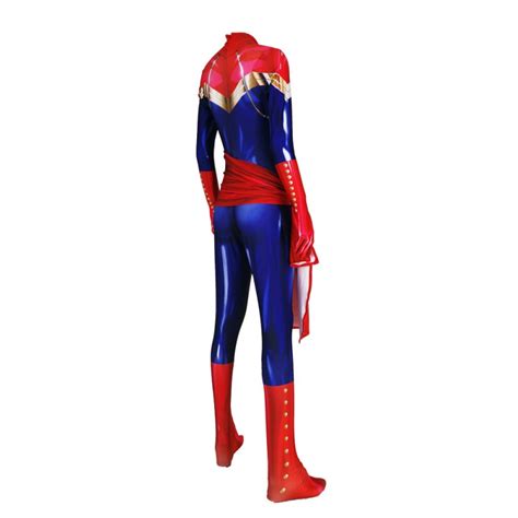 Ms Marvel Carol Danvers Cosplay Costume