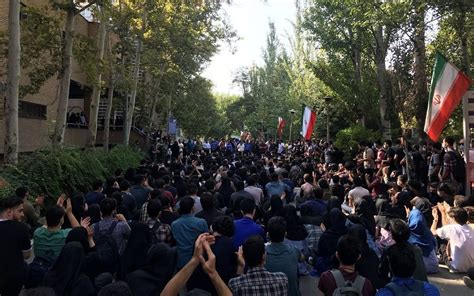 iran    day   nationwide uprising protests  dozens