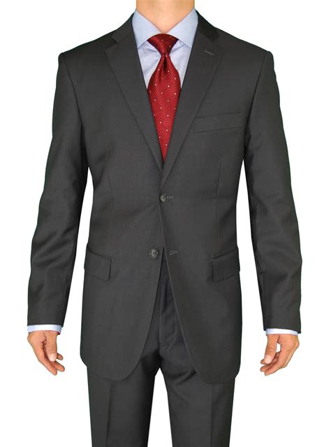 mens charcoal  button classic fit suits  darya trading fashion