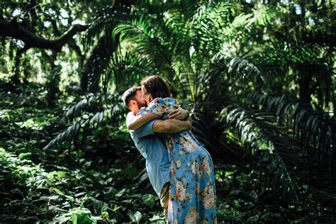 hawaiian jungle engagement shoot popsugar love and sex photo 17