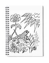 Lizard Coloring Pedrero Robin Notebooks sketch template