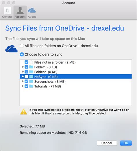 onedrive  business sync client mac openinmotions diary