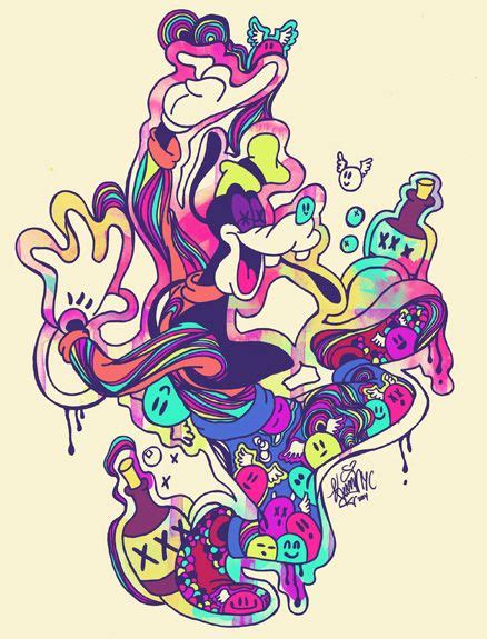 goofy  tipsy kerrynyc psychedelic artwork trippy pictures goofy pictures