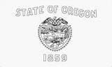 Oregon Flag State Blank Flags Color Kids sketch template