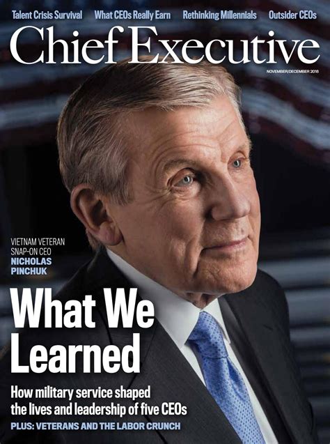 novemberdecember  chief executive magazine  chief executive