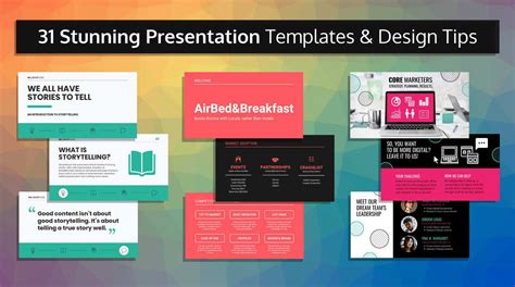 stunning  templates  design tips  powerpoint